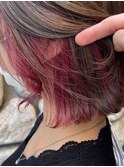 インナーカラー/レッドパープル