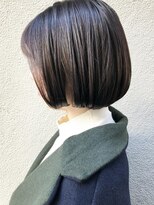 モリオ フロム ロンドン 成増店&nbsp;【morio成増/玉井】ワンレン　ダークブラウン　ボブ