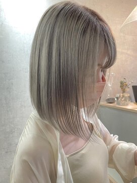 ボンドバイテトテ 三宮元町(BONDbytetote) 【BOND平山のサロンスタイル】透明感 グレージュ