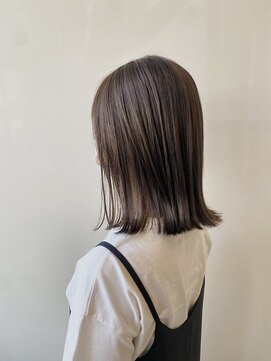 レシェル 松阪(RECIEL) ロブスタイルとショコラブラウン