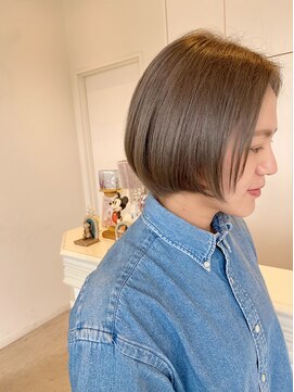 ラ シェンテ エイジア 川西(La Sente Aja) 【ケアブリーチダブルカラー 】グレイシルバー