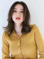 ガリカ 博多(Gallica)&nbsp;透明感オリーブベージュ/顔周りレイヤー/透け感