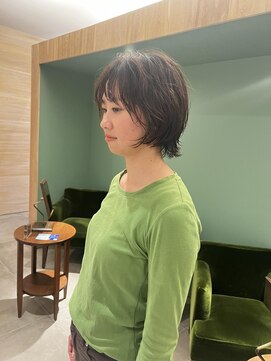 トップヘアーヒルズ 安城(TOP HAIR HILLS) ショートウルフに絶妙なパーマ!/ボブパーマ/前髪パーマ