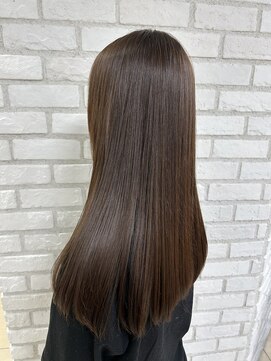 アッシュ 稲田堤店(Ash) ロング×縮毛矯正×ナチュラル