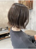 ふんわりぱつっとボブ