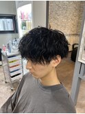 ツイストスパイラルパーマ/メンズカット/波巻きパーマ/札幌/大通