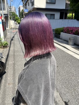 ロンドエニカ 大宮(Lond enika) 韓国レイヤーボブケアブリーチダブルカラー[大宮]