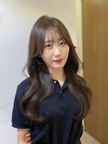 リンダ(LYNDA)&nbsp;デザインカラー/レイヤーカット/ウェットヘア/オリーブベージュ