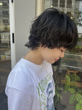 マル 薬院浄水店(MAR.co) SHORT WOLF PERM/ ショートウルフ　ウルフパーマ