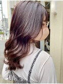 ミディアム20代30代40代カールセミディシアーカラー姫カットボブ