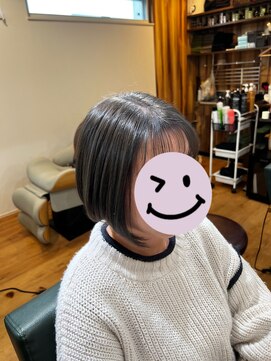 ボスコ(BOSCO) ミニボブ×ブリーチなしダブルカラー