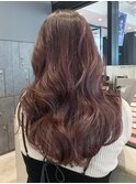 マロンベージュフェミニンロングメルティカラー_ba496601