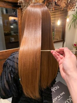 サードプレイス(3rd PLACE)の写真/イオンの力でうねりを抑えるアマトラトリートメント。ハイダメージも見違える程、ふんわりとなめらかに♪