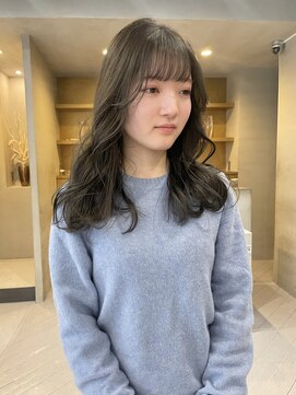 ヘアー アイス ルーチェ(HAIR ICI LUCE) オリーブグレージュ  グレージュ ブリーチなしカラー/林