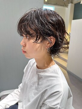 アム(amu) ボブパーマ/パーマボブ/ショートパーマ/ゆるめパーマ