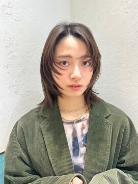 ロンド レグリーズ 立川(Lond leglise) ミニボブレイヤー/レイヤーカット/ウォームベージュ/顔周り/立川