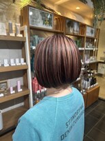 トリコ 柏(tricot) ミニボブxデザインカラーxチェリーブラウン