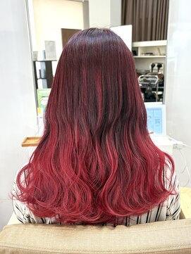 ムーア(MUA) デザインカラー×グラデーション×レッド