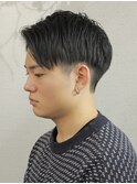 ツーブロックショート［メンズカット/ツーブロック/眉カット］