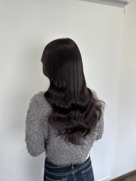 フロレゾンヘアデザインエクステ(floraison hair design exte) Dark Violet × エクつけたままカラー