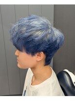 クフィア メンズヘアー カンポ 天王寺店(CUFFIA MEN'SHAIR CAMPO)&nbsp;スペインカールセンターパートツーブロックフェードカット