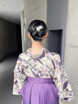 アンティ(ANTI) 袴着付け、ヘアアレンジ