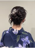 浴衣ヘアセット
