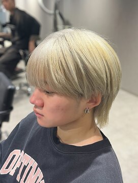 テクト バイアッシュ 吉祥寺店(Tect by Ash) ミニマッシュウルフ抜きっぱなしブリーチハイトーンカラー