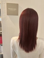 ケイカヘア(KEIKA Hair)&nbsp;ワインレッドカラー