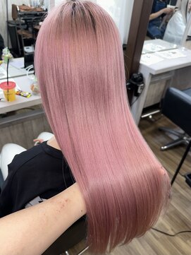 ネクサス 心斎橋(Nexus) 心斎橋/クラゲヘアー/シールエクステ/デザインカラーハイトーン