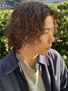 リコ ヘアアンドリラクゼーション 名駅店(LICO HAIR＆RELAXATION) メンズスパイラルパーマ/メンズミディアムパーマ/サーフカール