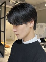 エリマ 調布(elima)&nbsp;調布メンズパーマフェザーパーマセンターパートガイルヘアゆるめ