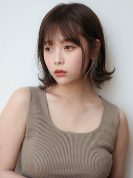 ヴィヴィ(VIVIE) 大人ガーリー似合わせミディアムレイヤーカットダークアッシュ