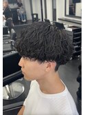 強さ40%波巻きパーマ