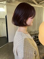 カシェ ナカザキ(CACHE NAKAZAKI) ボルドー/ボブ/ワインレッド