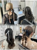 ハーフツインカチモリヘアセット川越本川越