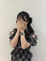 ヘアメイク アンク お団子サイドポニー