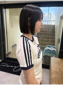 ［Ocean Hair&Life 水田］大人女性◎切りっぱなしボブ/ミニボブ