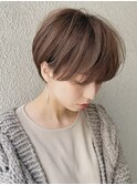 髪質改善ショートカットレイヤーボブ表参道切りっぱなしボブ