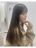 カット+髪質改善ストレート+水素トリートメント