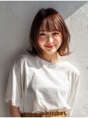 ダークパープル/ナチュラルショート/夏のヘアアレンジ/柏たなか
