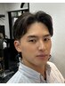 【部分的に動きを】ポイントパーマ＋カット＋シェービング（5200円～)