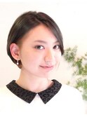 アシメ　ツーブロックボブ～　木村カエラ　テイスト～[恵比寿]