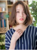 *+COVER HAIR+*…揺れるAライン、大人ボブa