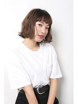 オッジ 西新店(Oggi)&nbsp;ウェットな質感のコンパクトボブ