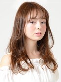 透けバングのセミウエットストレート【EARTH武蔵境】