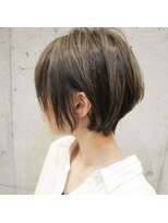 アンドヘアー 西葛西(&-HAIR)&nbsp;「&-hair」大人かわいい小顔グレージュ☆エアリー前下がりボブ
