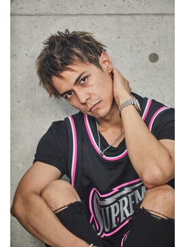 メンズサロンドットリアン(dot. lien) 【men’s salon dot. Tokyo】太メッシュ×ショートツイスト