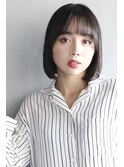 【柏】内巻きボブ×シースルーバング