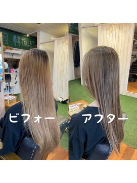 スミカ(sumica) ＃ミルクティーグレージュ　＃ブリーチ　＃サラサラ髪